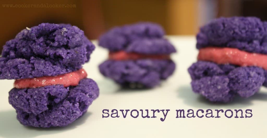 savoury macarons