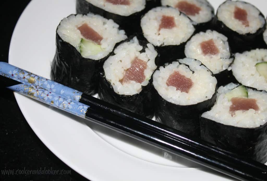 sushi at home cooker and a looker