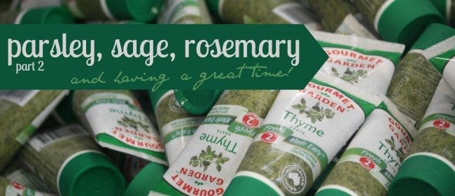 parsley, sage, rosemary and having a great time – the Gourmet Garden Cook Off