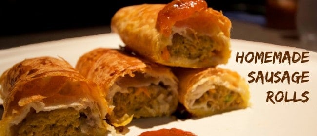 homemade sausage rolls
