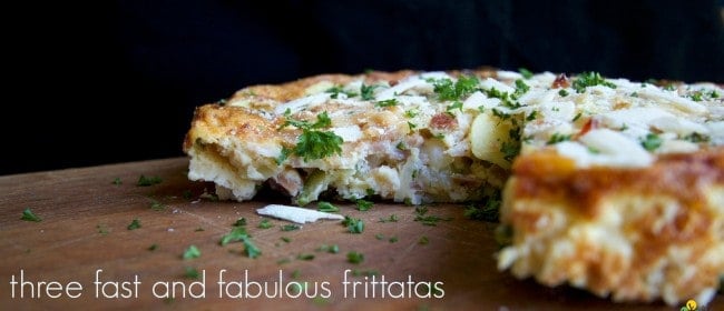three fast and fabulous frittata recipes