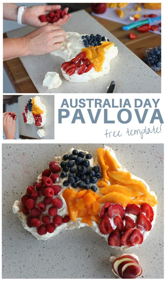 Is there anything more Australian than a pavlova shaped like our great nation?