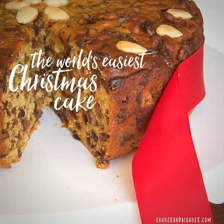 the world’s easiest Christmas cake recipe