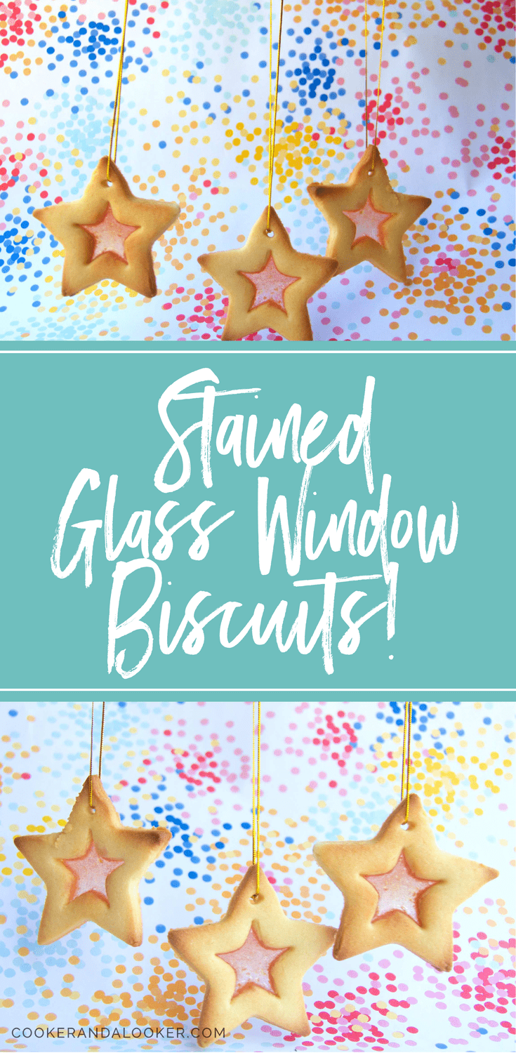 Stained glass window biscuits - a childhood Christmas classic!
