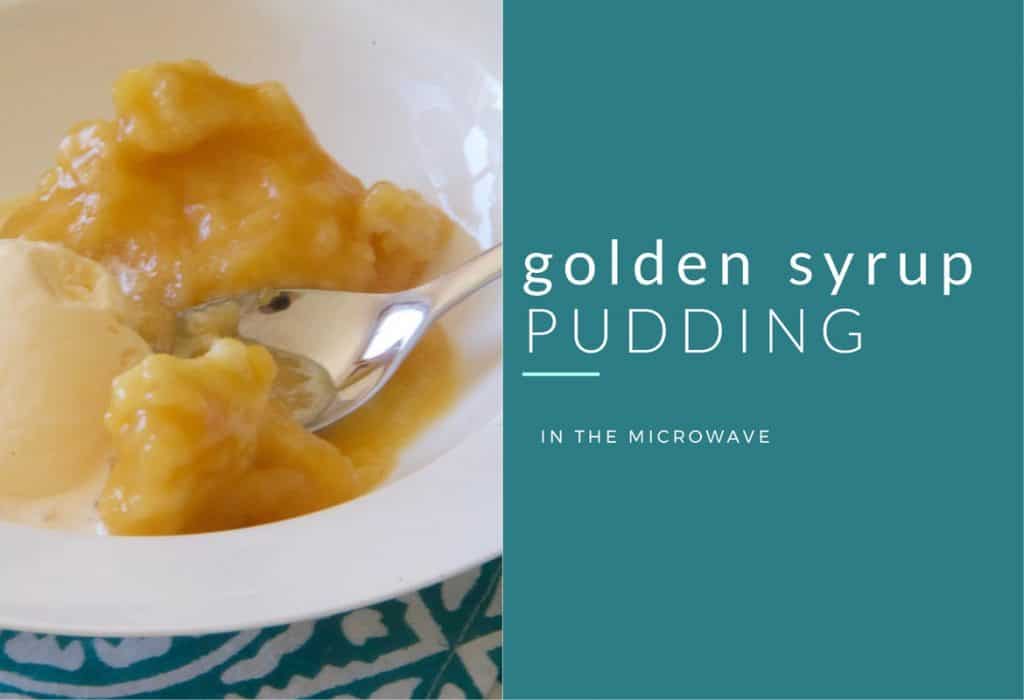 golden syrup pudding in the microwave